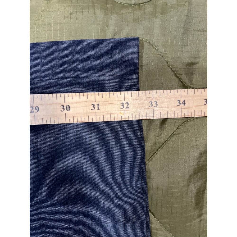 Banana Republic Pants Womens 12 Blue The Martin Fit Dress Wool Blend Stretch - Picture 10 of 12
